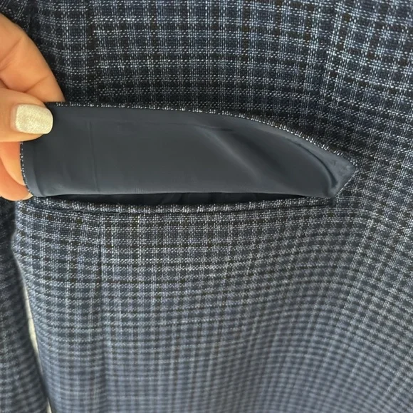 Men/boy jacket Lauren by Ralph Lauren blue & black 34R Newly drycleaned worn 2 - Picture 4 of 6